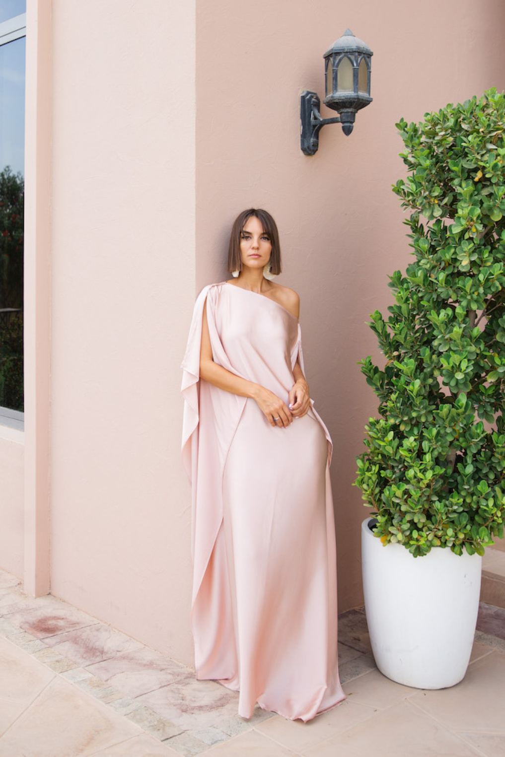 FELISA | Vestido Seda Rosa - Malota