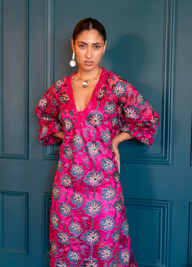 Vestido Fiesta | JACKIE | ATELIER | Fucsia