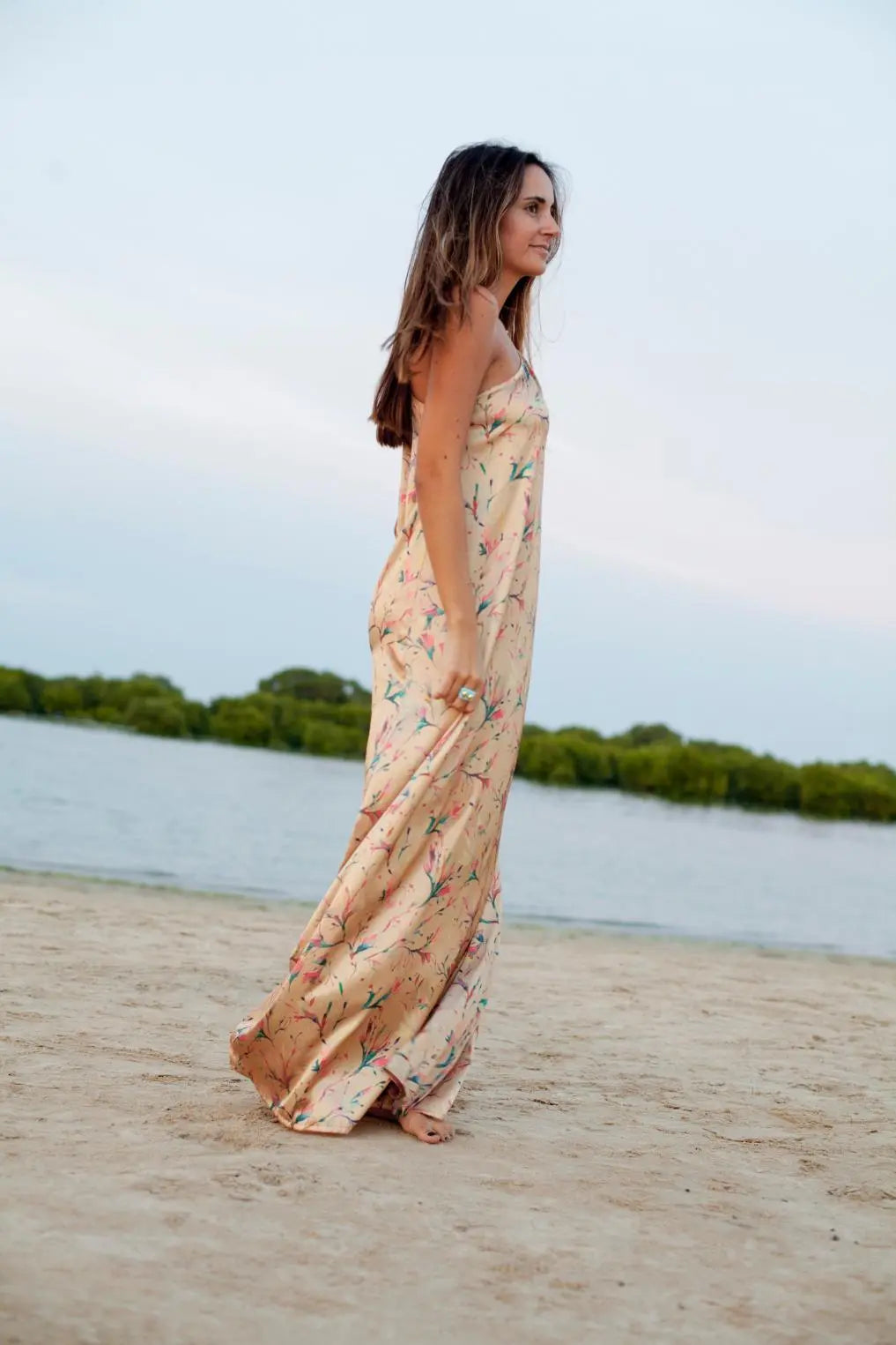 Vestido Fiesta Nuria Amarillo Gold - Malotabcn