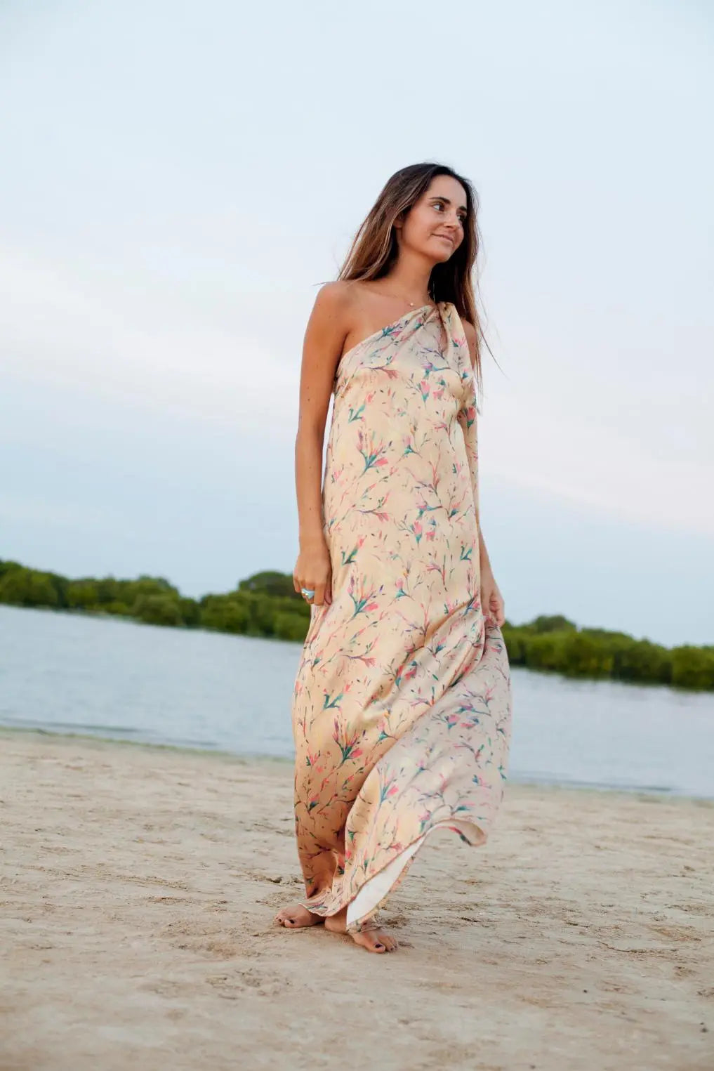 Vestido Fiesta Nuria Amarillo Gold - Malotabcn