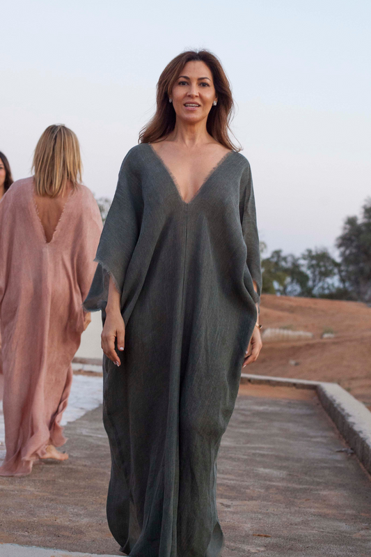 MIJAS | Caftán Verde Palo - Malota